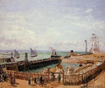 卡米耶 畢沙羅 The Jetty, Le Havre, High Tide, Morning Sun 卡米耶 畢沙羅 The Jetty, Le Havre, High Tide, Morning Sun